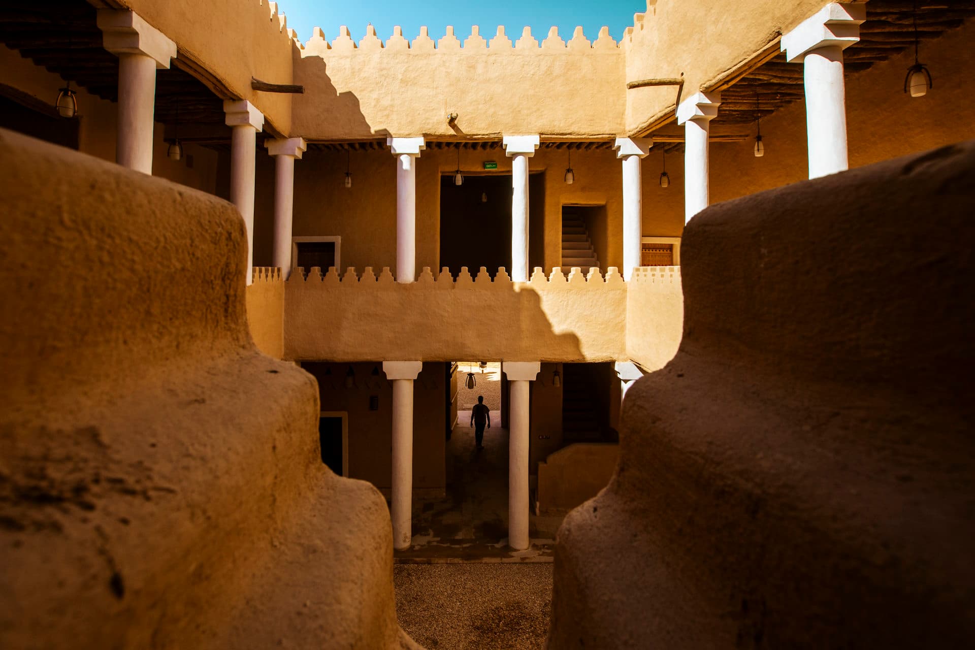 Une visite du quartier d'Al-Tarif et du belvédère d'Al-Bajiri, billets d'entrée inclus.