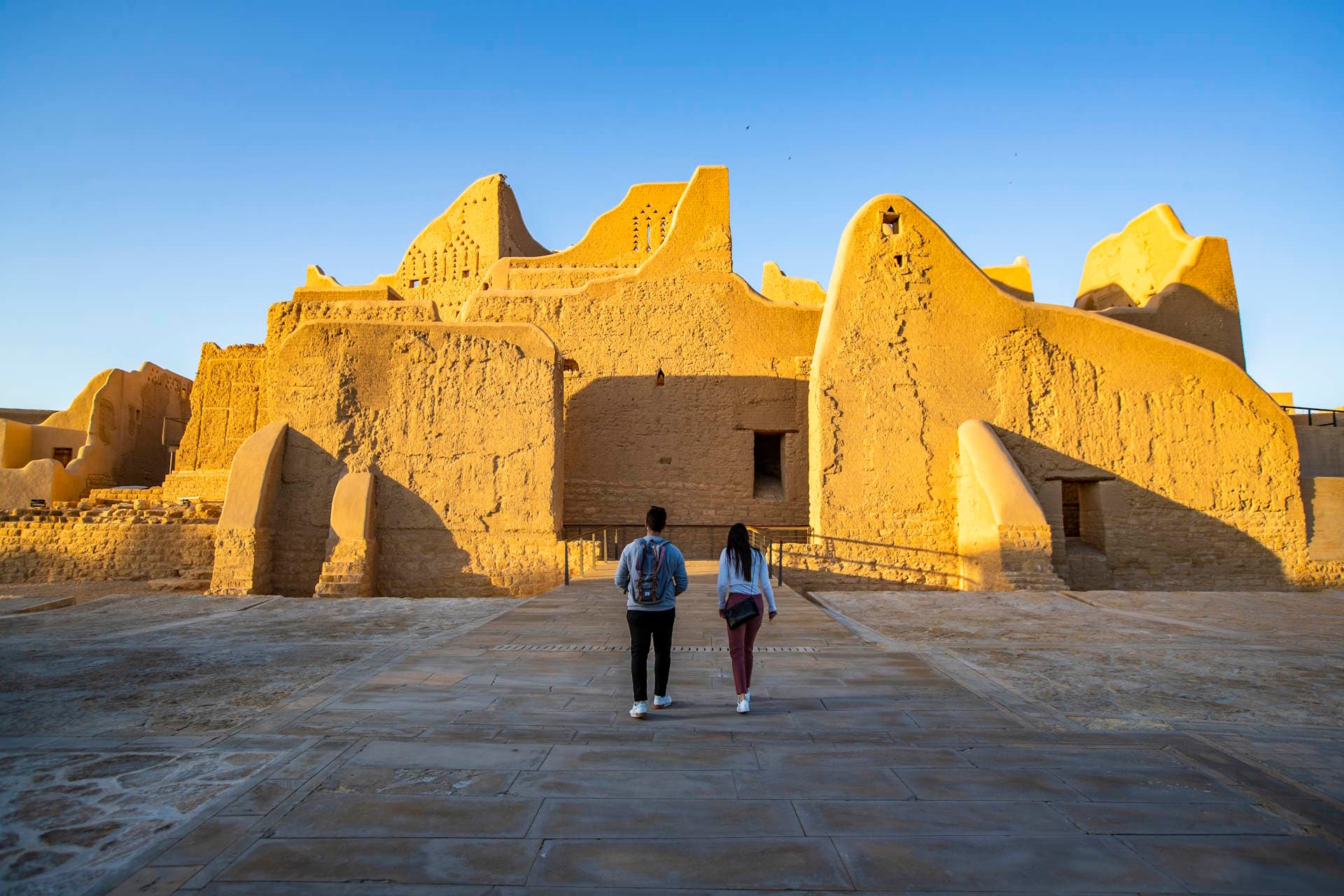 Une visite du quartier d'Al-Tarif et du belvédère d'Al-Bajiri, billets d'entrée inclus.