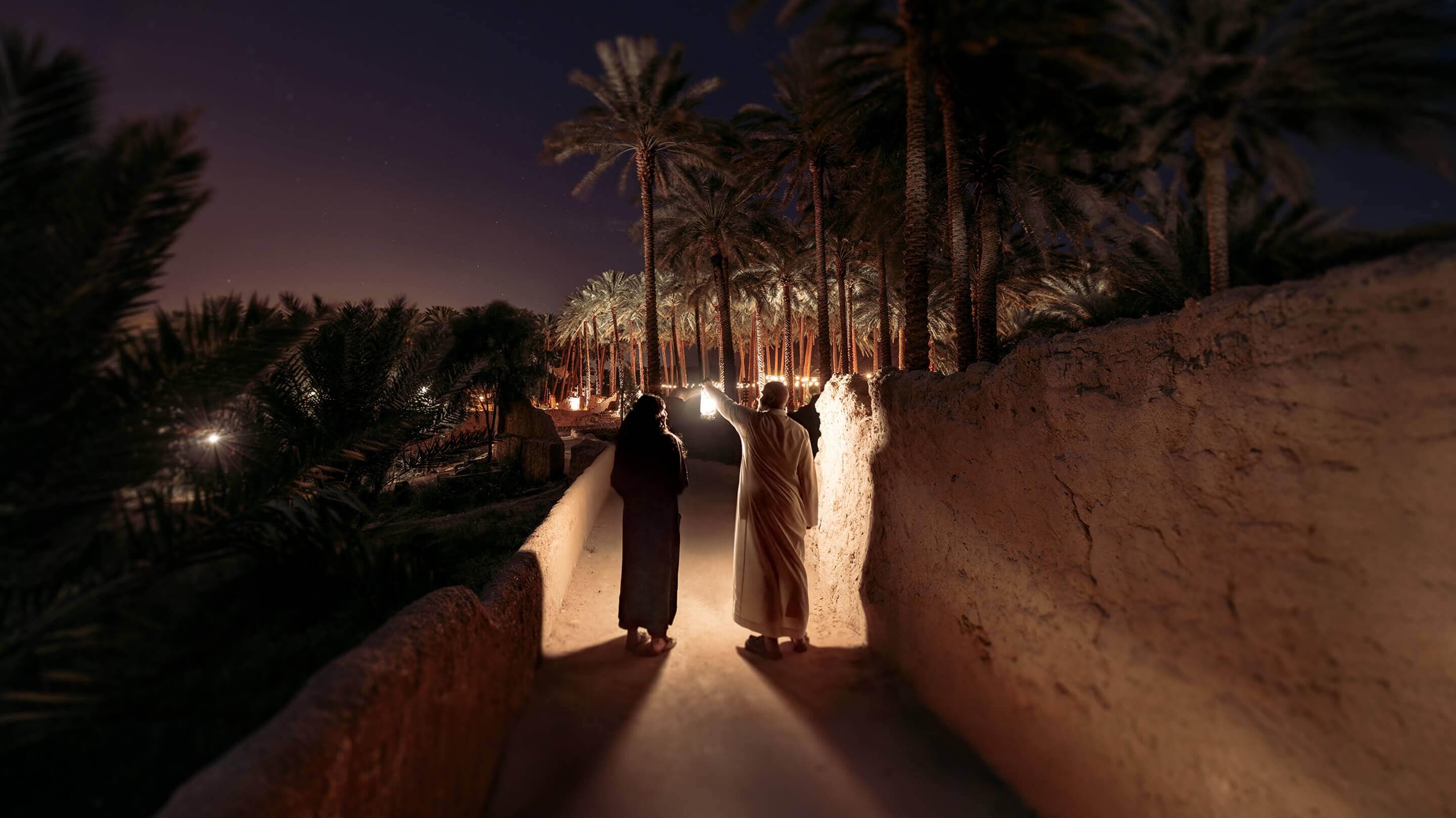 Une visite du sentier des oasis patrimoniales d'Al-Ula
