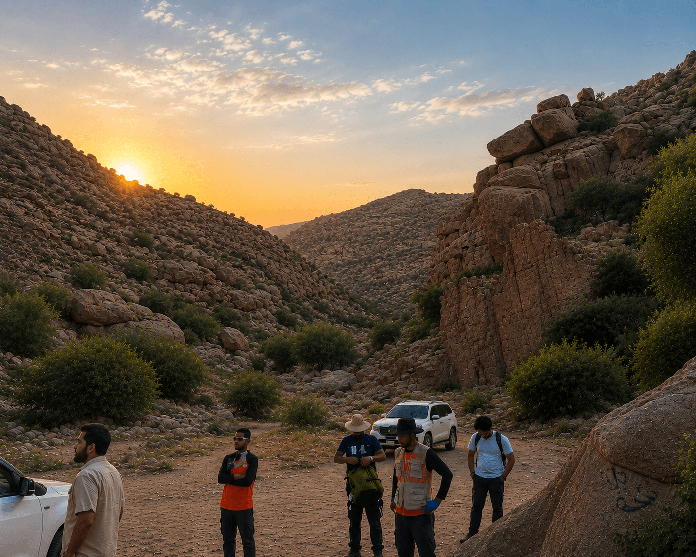 Randonnée dans le Wadi Noman